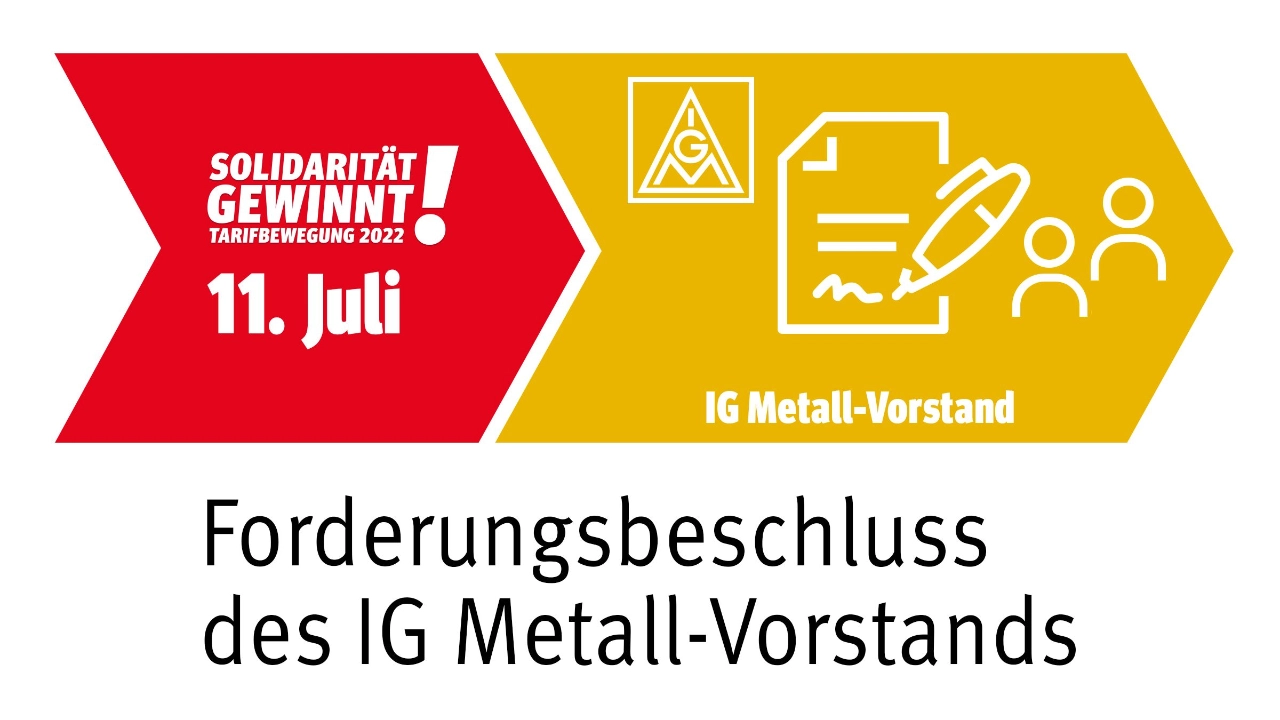 Metall-Tarifrunde 2022: So geht es weiter