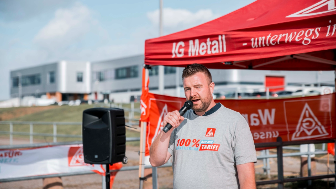 1. Warnstreik bei Ørsted