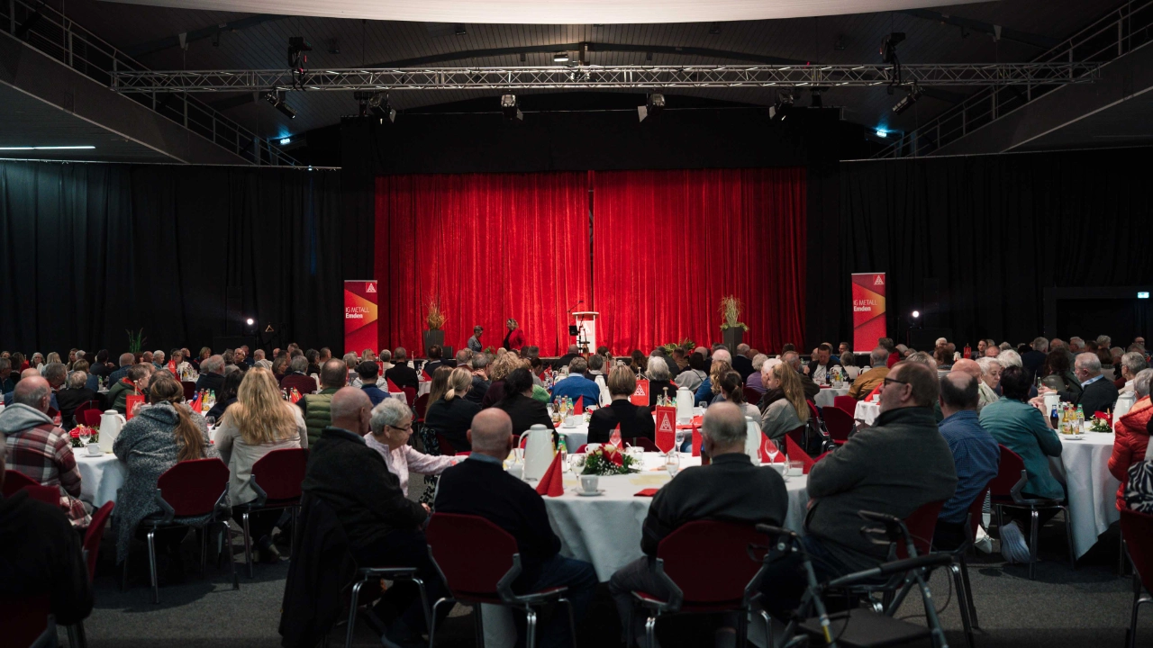 Jubilarehrung der IG Metall Emden 