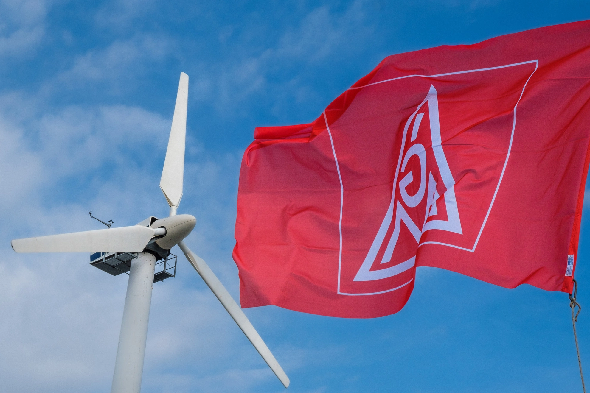 Warnstreik bei Vestas in Husum