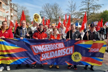 1 .Mai 2024 Mehr Lohn, Freizeit, Sicherheit
