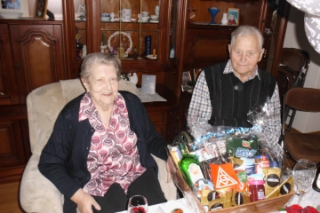 Eiserne Hochzeit Ehepaar Gerold Brungers 