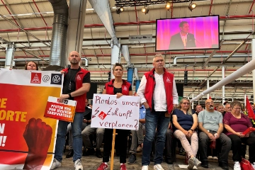 Betriebsversammlung Volkswagen 05.09.24