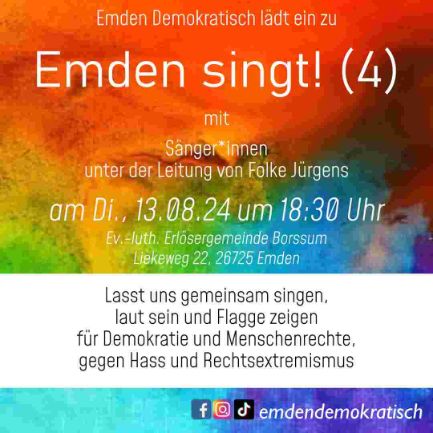 Emden singt 4IGM Emden