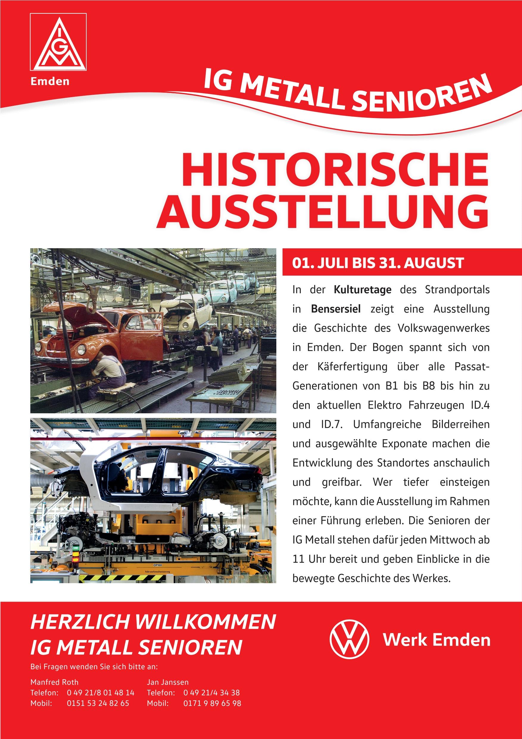 Ausstellung AG Geschichtswerkstatt VW 