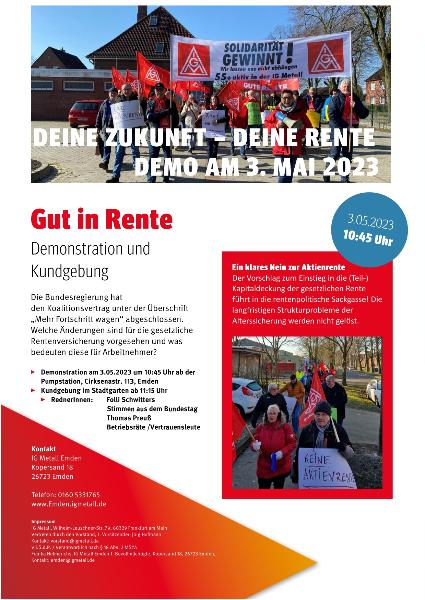 Gut in Rente 03.05.23