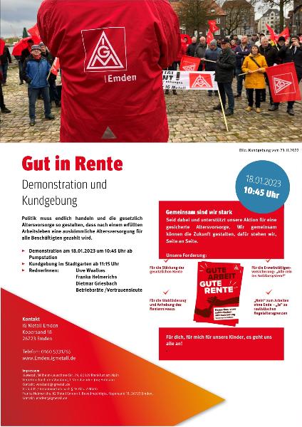 Flyer Aktion 18.01.2023