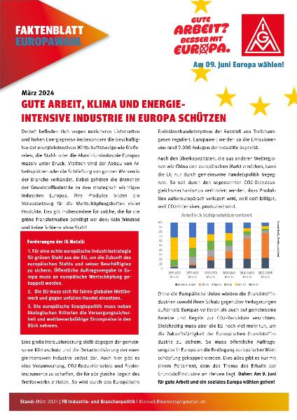 Energieintensive Industrie